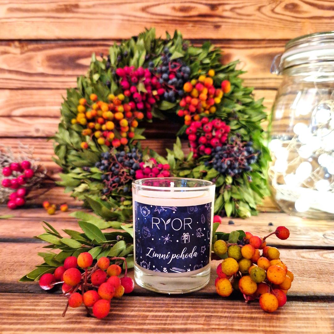 Svíčka malá - Zimní pohoda - galerie #2