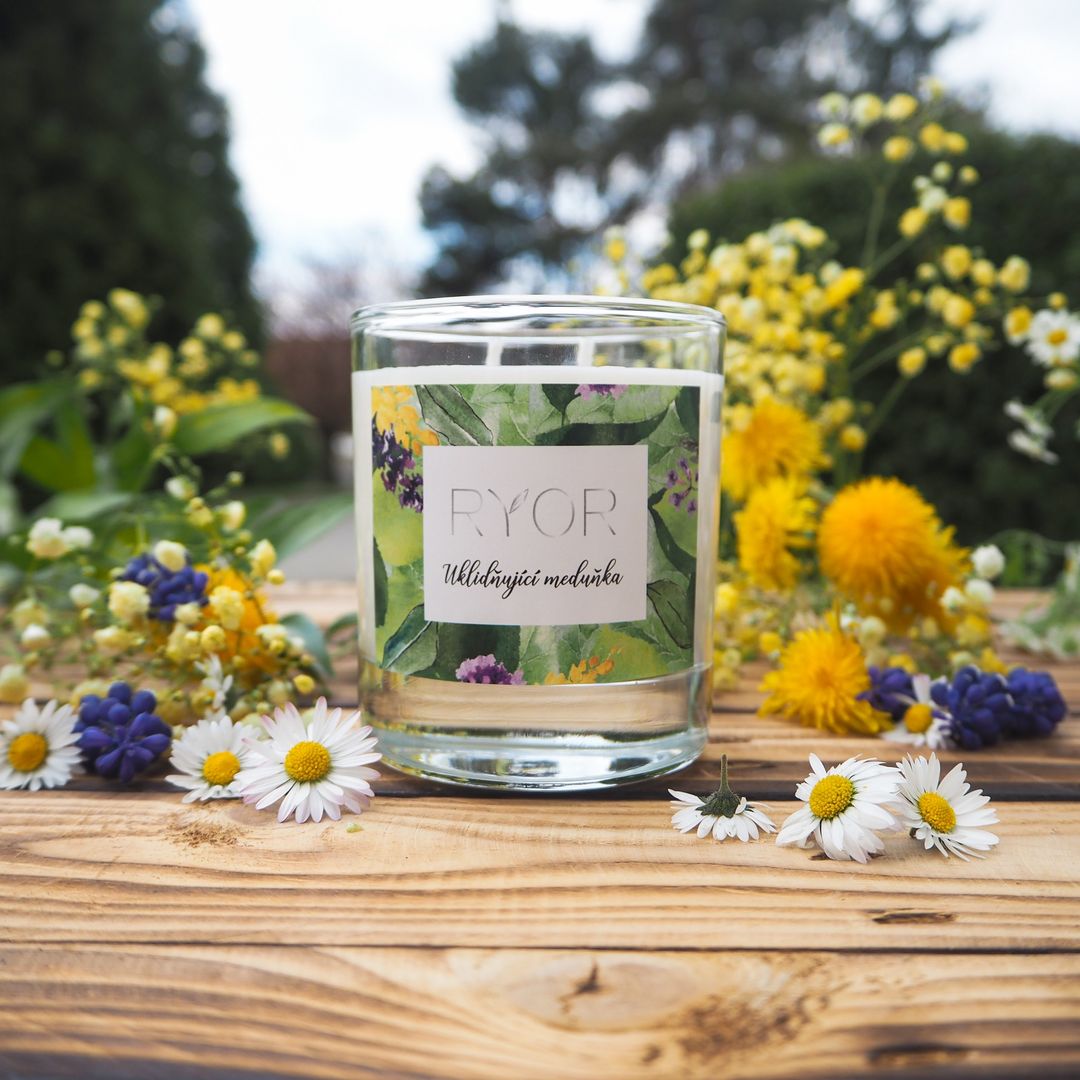 Sviečka veľká - Upokojujúca medovka - galéria #1