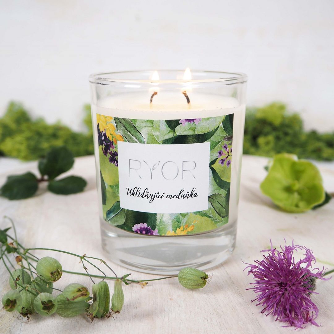 Sviečka veľká - Upokojujúca medovka - galéria #3