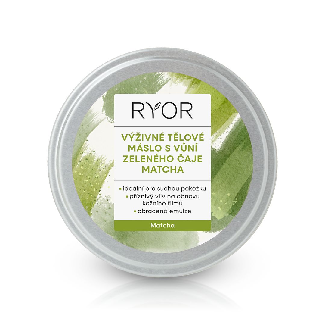 Výživné telové maslo s vôňou zeleného čaju Matcha
