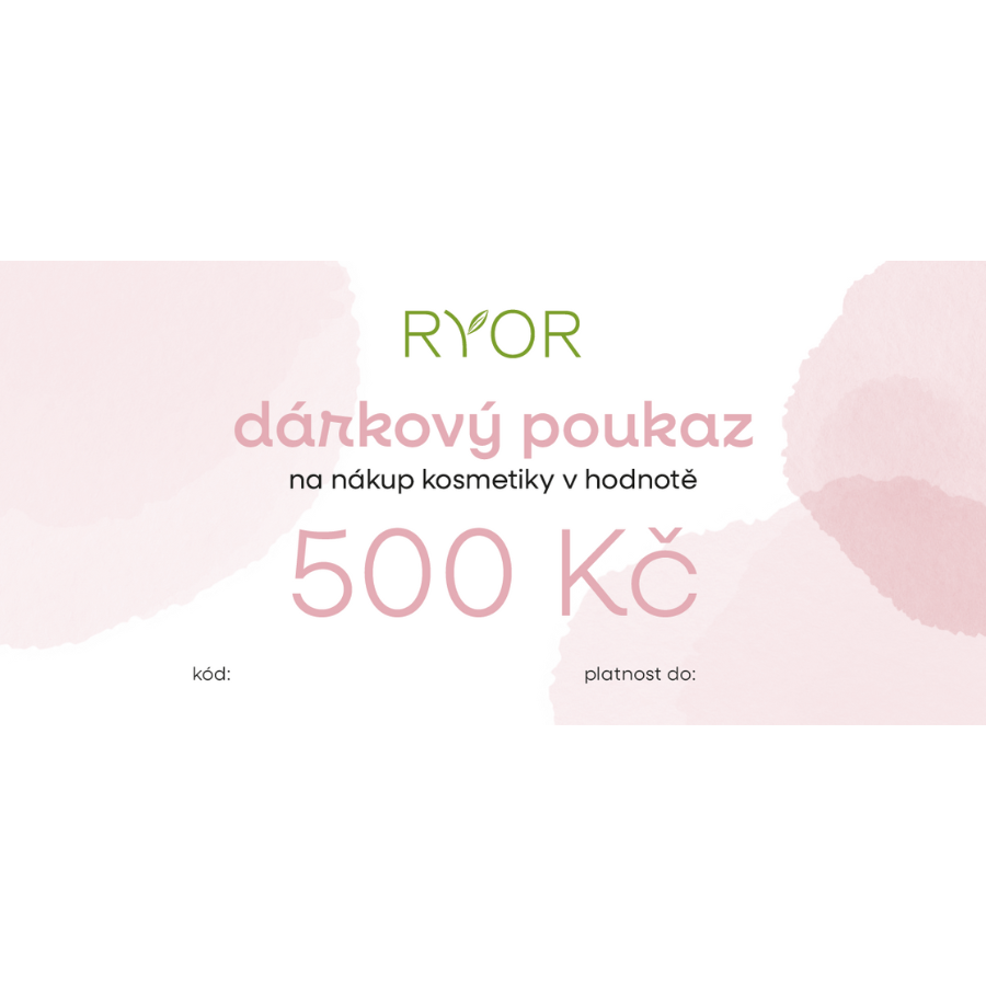 Dárková Poukázka  v hodnotě 500 Kč