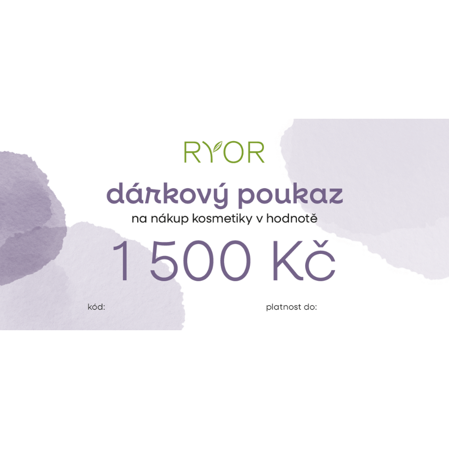 Dárková Poukázka  v hodnotě 1500 Kč