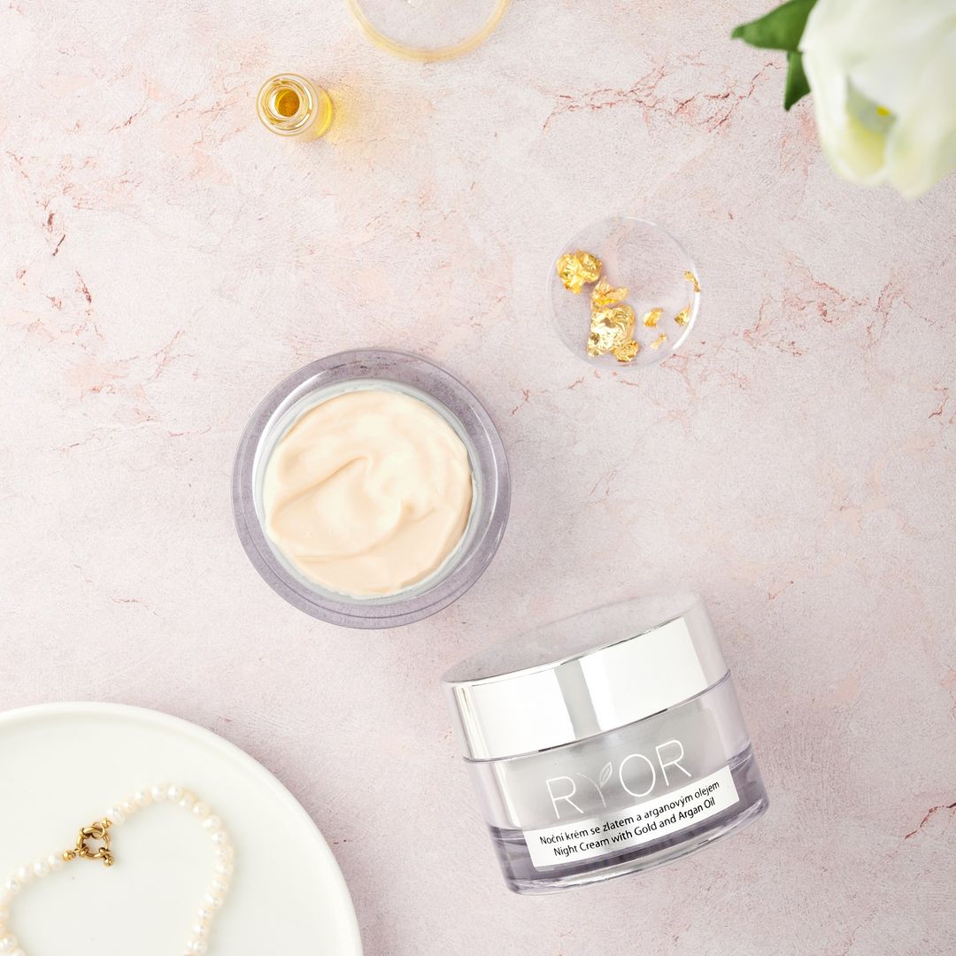 Noční krém se zlatem a arganovým olejem - galerie #3