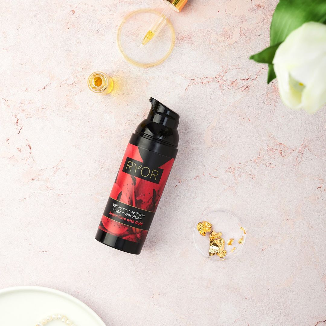 Výživný krém se zlatem a arganovým olejem - galerie #3