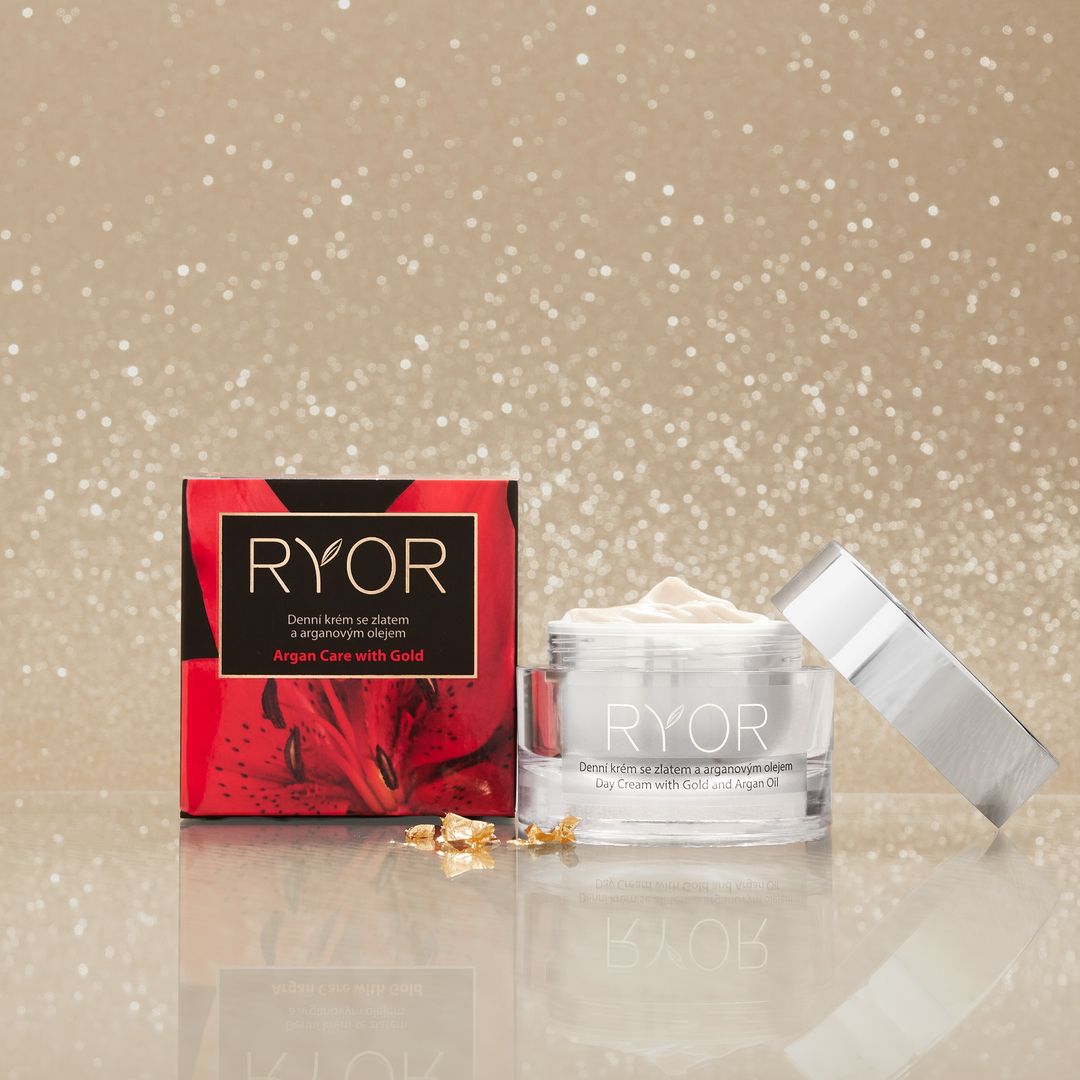 Denní krém se zlatem a arganovým olejem - galerie #1