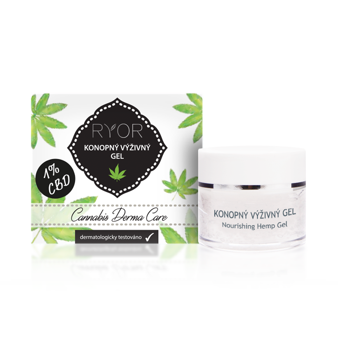 Konopný výživný gél