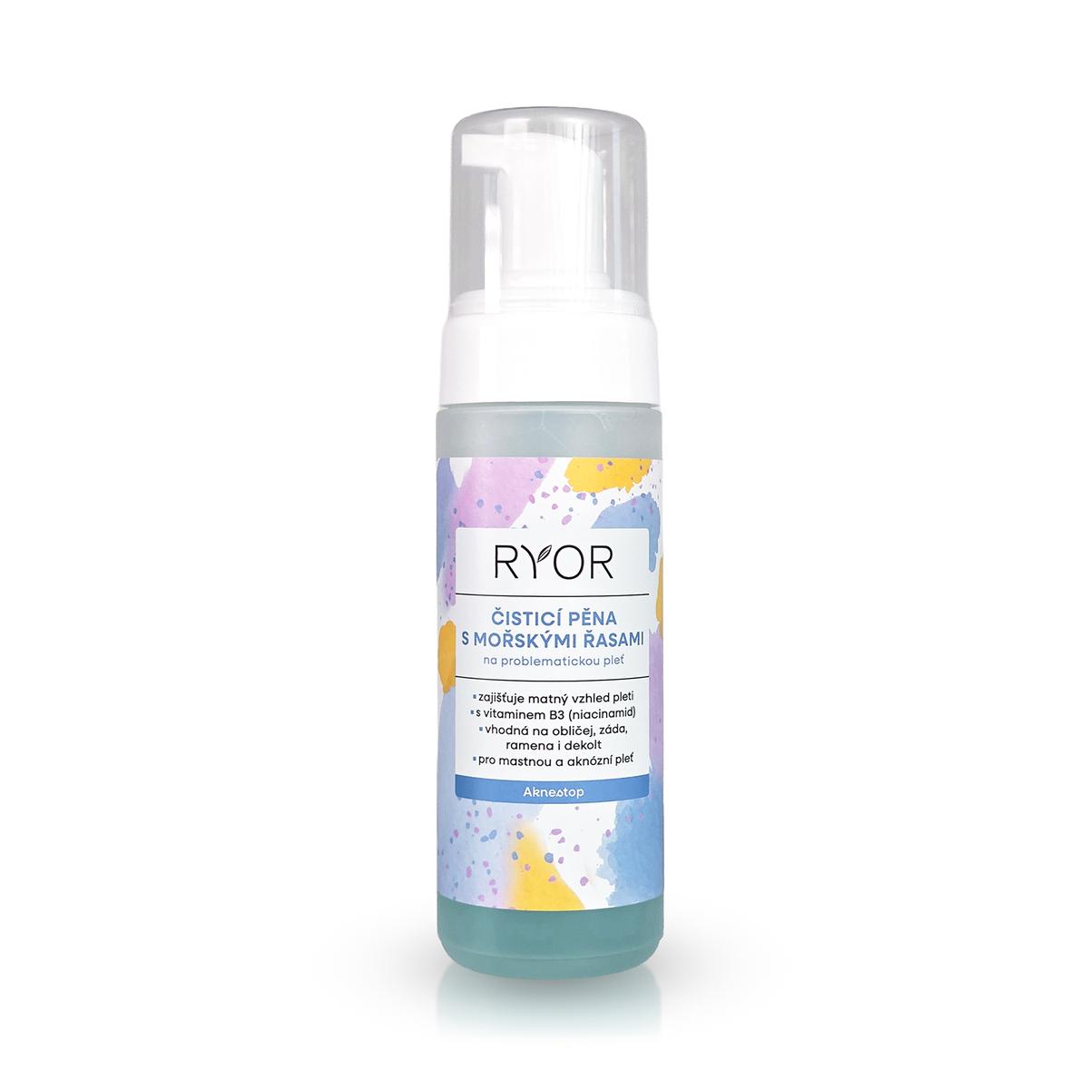 RYOR Čistiaca pena s morskými riasami na problematickú pleť 160 ml