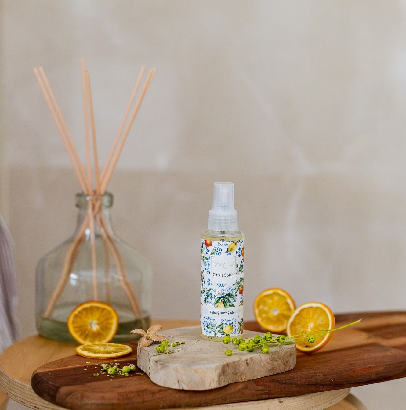 Tělový suchý olej Citrus Spirit