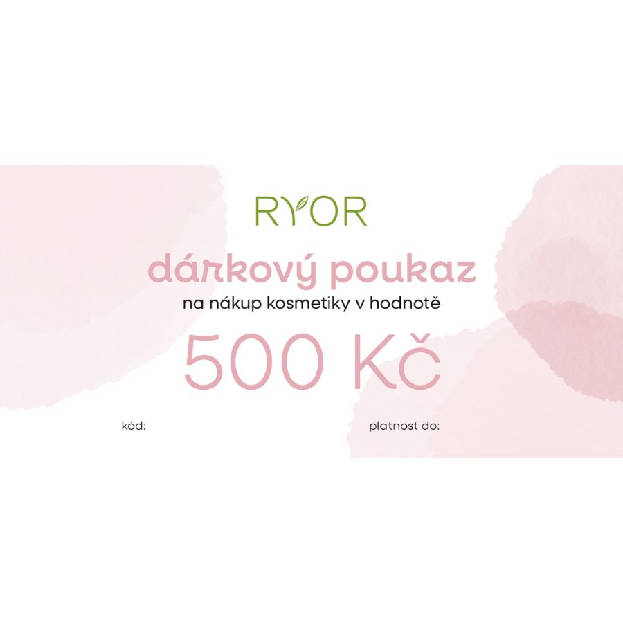 Dárková Poukázka  v hodnotě 500 Kč