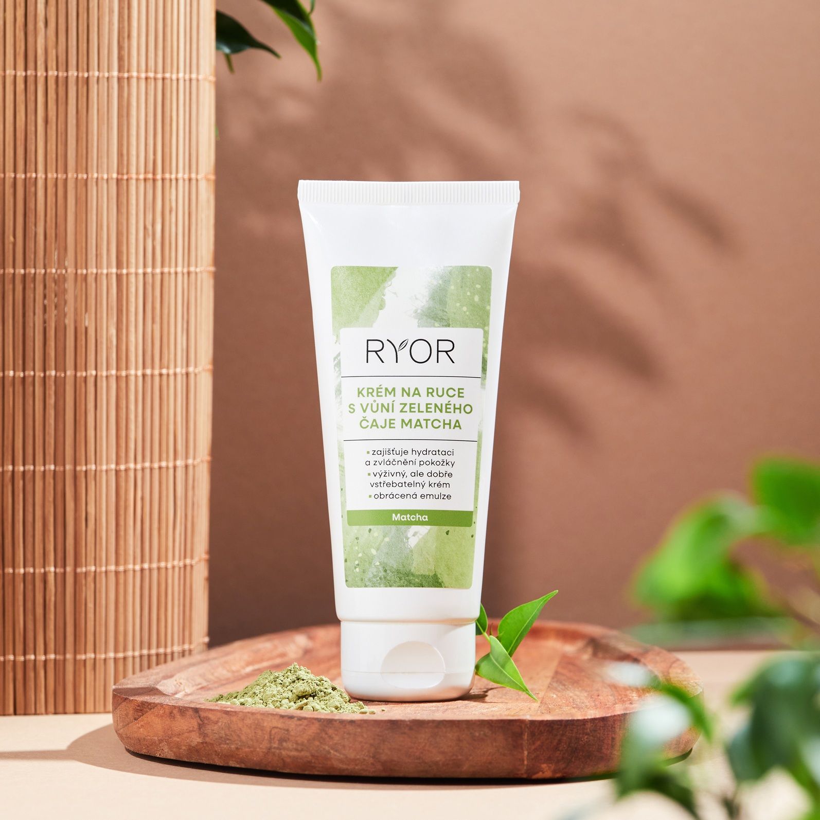 Krém na ruce s vůní zeleného čaje Matcha