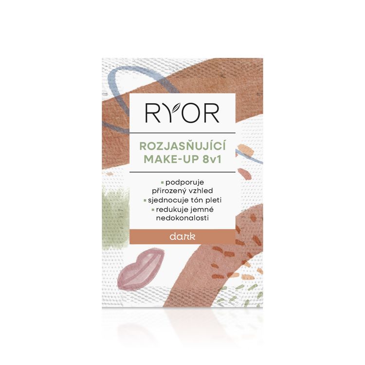 Tester - Rozjasňující make-up 8v1 DARK