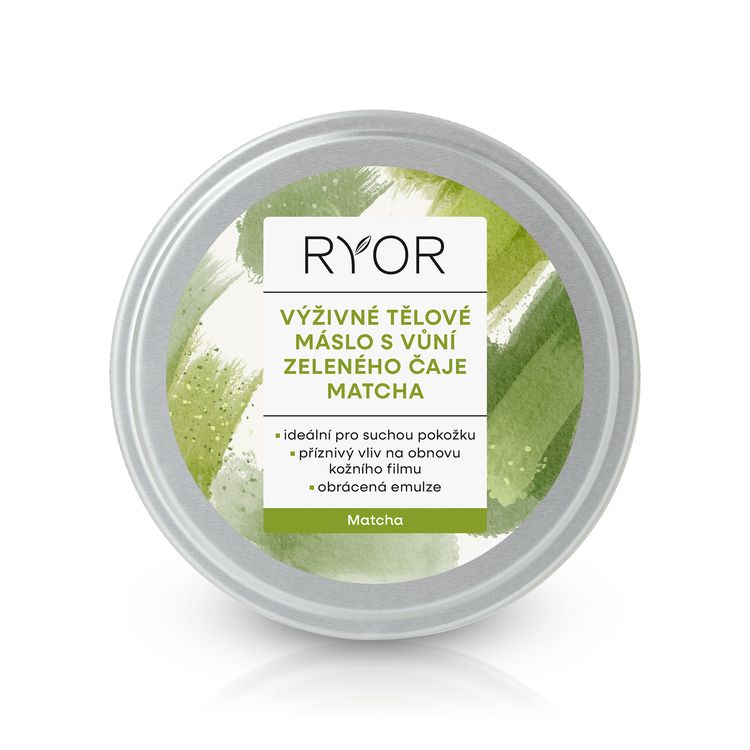 Výživné tělové máslo s vůní zeleného čaje Matcha