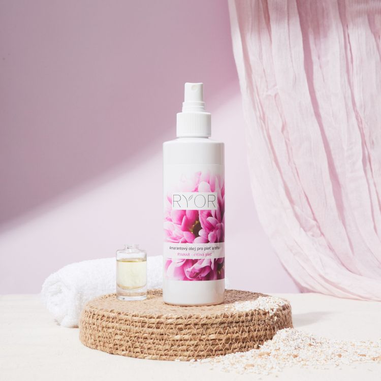 Amarantový olej pre pleť a telo