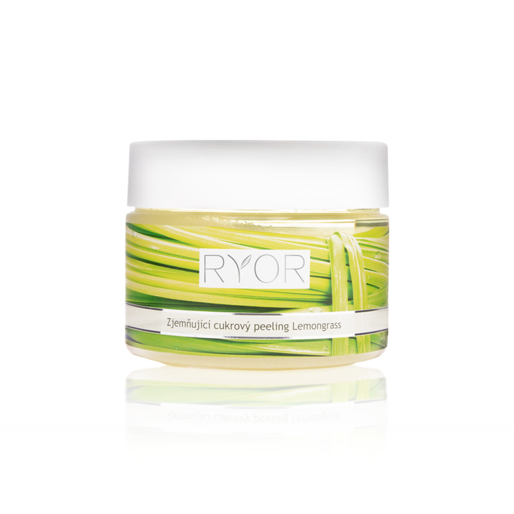 Zjemňující cukrový peeling Lemongrass