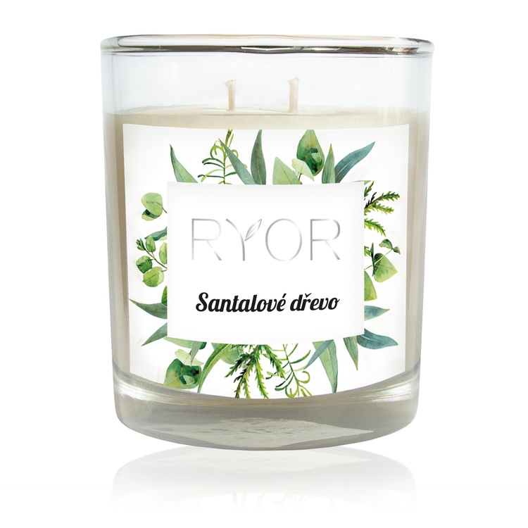 Sviečka veľká - Santalové drevo