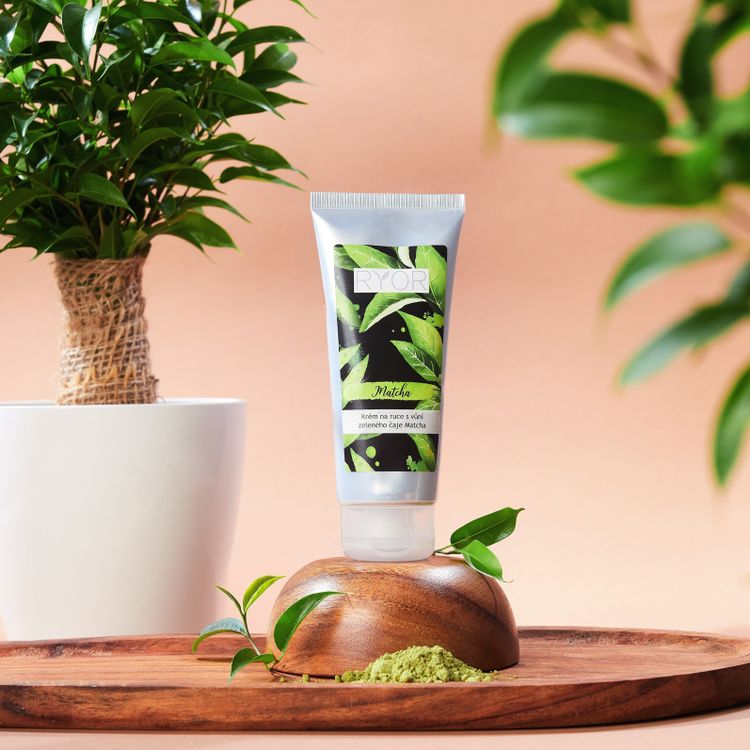 Krém na ruce s vůní zeleného čaje Matcha