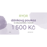 Dárková Poukázka  v hodnotě 1500 Kč